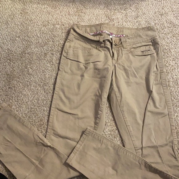 Maurices Khaki Pants Skinny - Picture 2 of 3
